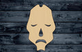 Mask African Wood Cutout Shape Silhouette Blank Unpainted Sign 1/4 inch thick