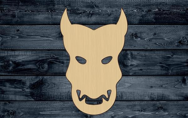 Mask African Wood Cutout Shape Silhouette Blank Unpainted Sign 1/4 inch thick
