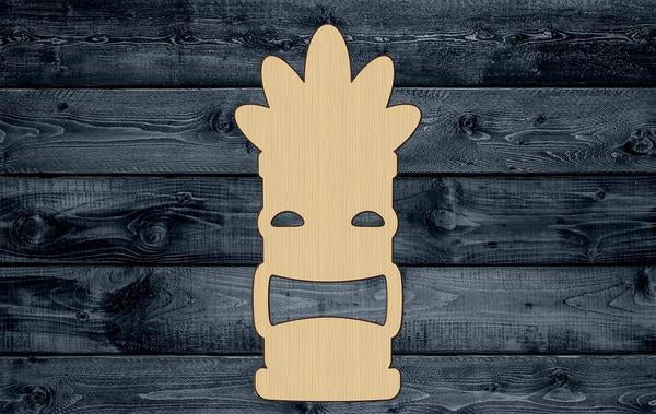 Mask African Wood Cutout Shape Silhouette Blank Unpainted Sign 1/4 inch thick