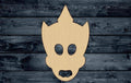 Mask African Wood Cutout Shape Silhouette Blank Unpainted Sign 1/4 inch thick