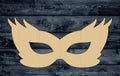 Mask Mardi Gras Party Shape Silhouette Blank Unpainted Wood Cutout Sign 1/4 inch thick