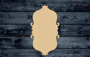 Mirror Beauty Salon Shape Silhouette Blank Unpainted Wood Cutout Sign 1/4 inch thick