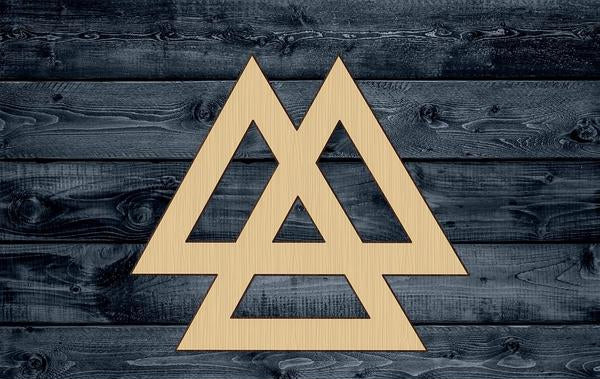 Mountain Summer Travel Wood Cutout Silhouette Blank Unpainted Sign 1/4 inch thick