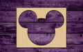 Mouse Animal Wood Cutout Shape Silhouette Blank Unpainted Sign Stencil 1/4 inch thick