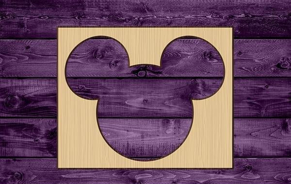 Mouse Animal Wood Cutout Shape Silhouette Blank Unpainted Sign Stencil 1/4 inch thick