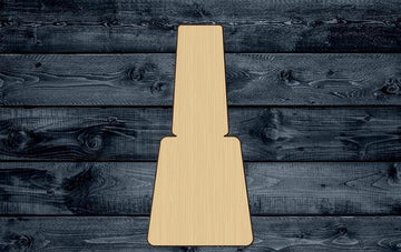 Nail Polish Bottle Salon Wood Cutout Shape Silhouette Blank Unpainted Sign 1/4 inch thick