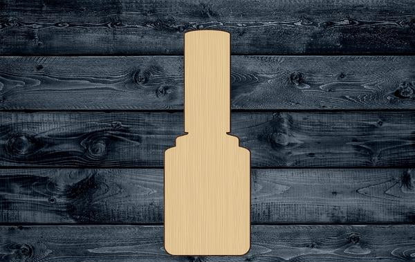 Nail Polish Bottle Salon Wood Cutout Shape Silhouette Blank Unpainted Sign 1/4 inch thick