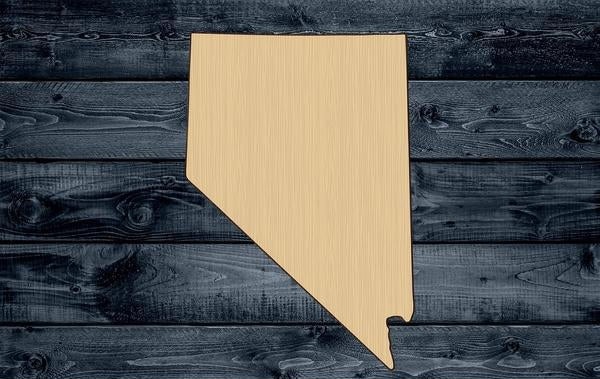 Nevada State Wood Cutout Shape Silhouette Blank Unpainted Sign 1/4 inch thick