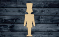 Nutcracker Toy Soldier Wood Cutout Shape Silhouette Blank Unpainted Sign 1/4 inch thick