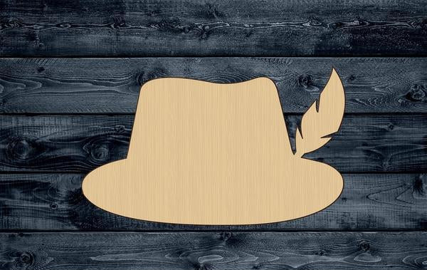 Oktoberfest Hat Wood Cutout Shape Blank Unpainted Sign 1/4 inch thick
