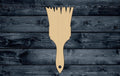 Paintbrush Painter Wood Cutout Shape Silhouette Blank Unpainted Sign 1/4 inch thick