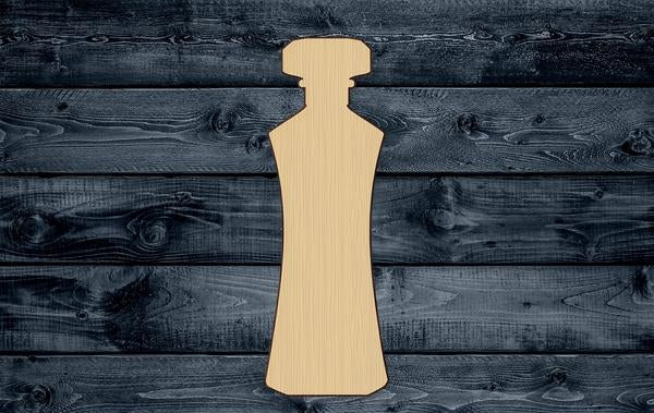 Perfume Bottle Salon Beauty Wood Cutout Shape Silhouette Blank Unpainted Sign 1/4 inch thick