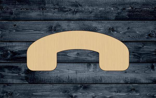 Phone Telephone Wood Cutout Shape Silhouette Blank Unpainted Sign 1/4 inch thick