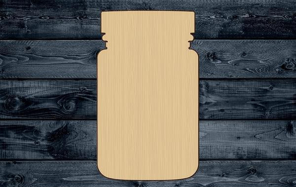 Pill Bottle Medicine Wood Cutout Shape Silhouette Blank Unpainted Sign 1/4 inch thick