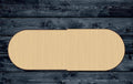 Pill Medication Wood Cutout Shape Contour Unpainted Sign 1/4 inch thick