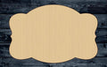 Plaque Vintage Shape Silhouette Blank Unpainted Wood Cutout Sign 1/4 inch thick