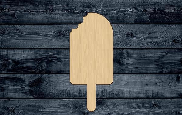 Popsicle Summer Wood Cutout Shape Silhouette Blank Unpainted Sign 1/4 inch thick