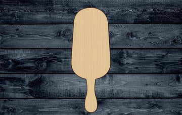 Popsicle Summer Wood Cutout Shape Silhouette Blank Unpainted Sign 1/4 inch thick