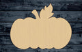 Pumpkin Halloween Wood Cutout Shape Silhouette Blank Unpainted Sign 1/4 inch thick