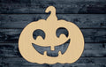 Pumpkin Halloween Wood Cutout Shape Silhouette Blank Unpainted Sign 1/4 inch thick