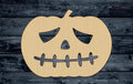 Pumpkin Halloween Wood Cutout Shape Silhouette Blank Unpainted Sign 1/4 inch thick