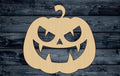 Pumpkin Halloween Wood Cutout Shape Silhouette Blank Unpainted Sign 1/4 inch thick