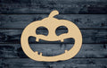 Pumpkin Halloween Wood Cutout Shape Silhouette Blank Unpainted Sign 1/4 inch thick