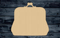 Purse Women Wallet Handbag Wood Cutout Shape Sign Silhouette 1/4 inch thick