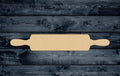 Rolling Pin Bakery Wood Cutout Shape Silhouette Blank Unpainted Sign 1/4 inch thick