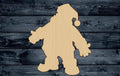Santa Hug Christmas Wood Cutout Silhouette Blank Unpainted Sign 1/4 inch thick
