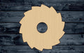 Saw Blade Circular Wood Cutout Silhouette Blank Unpainted Sign 1/4 inch thick