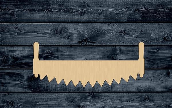 Saw Cutting Lumber Wood Cutout Shape Silhouette Blank Unpainted Sign 1/4 inch thick