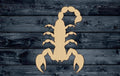 Scorpion Venom Sting Wood Cutout Shape Silhouette Blank Unpainted Sign 1/4 inch thick