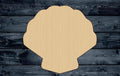 Seashell Silhouette Shape Blank Unpainted Wood Cutout Sign 1/4 inch thick