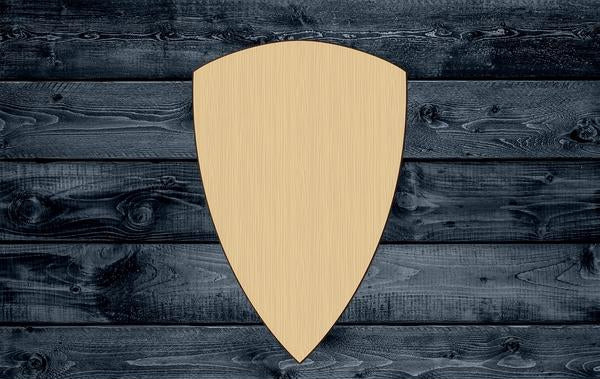 Shield Protection Wood Cutout Shape Silhouette Blank Unpainted Sign 1/4 inch thick