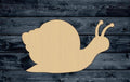Snail Slug Wood Cutout Shape Silhouette Blank Unpainted Sign 1/4 inch thick