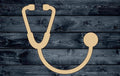 Stethoscope Medical Health Wood Cutout Silhouette Blank Unpainted Sign 1/4 inch thick