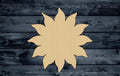 Sun Summer Beach Wood Cutout Silhouette Blank Unpainted Sign 1/4 inch thick
