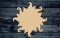 Sun Summer Beach Wood Cutout Silhouette Blank Unpainted Sign 1/4 inch thick