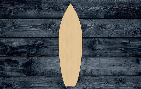 Surfboard Board Surf Shape Silhouette Blank Unpainted Wood Cutout Sign 1/4 inch thick