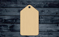 Tag Price Product Wood Cutout Shape Silhouette Blank Unpainted Sign 1/4 inch thick