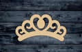 Tiara Crown Princess Wood Cutout Party Shape Blank Unpainted Sign 1/4 inch thick