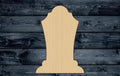 Tombstone Halloween Grave Wood Cutout Shape Silhouette Blank Unpainted Sign 1/4 inch thick