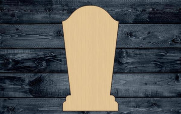 Tombstone Halloween Grave Wood Cutout Shape Silhouette Blank Unpainted Sign 1/4 inch thick