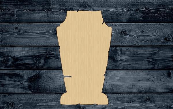 Tombstone Halloween Wood Cutout Shape Silhouette Blank Unpainted Sign 1/4 inch thick