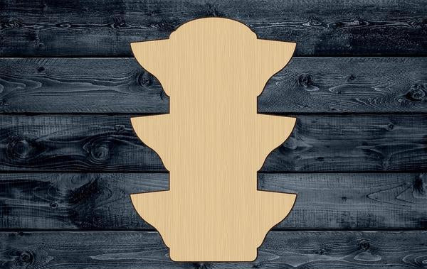 Traffic Light Wood Cutout Shape Silhouette Blank Unpainted Sign 1/4 inch thick