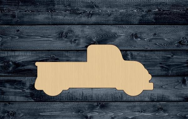 Truck Pickup Car Shape Silhouette Blank Unpainted Wood Cutout Sign 1/4 inch thick