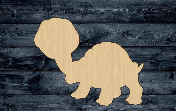 Turtle Wood Cutout Sea Ocean Animal Shape Silhouette Blank Unpainted Sign 1/4 inch thick