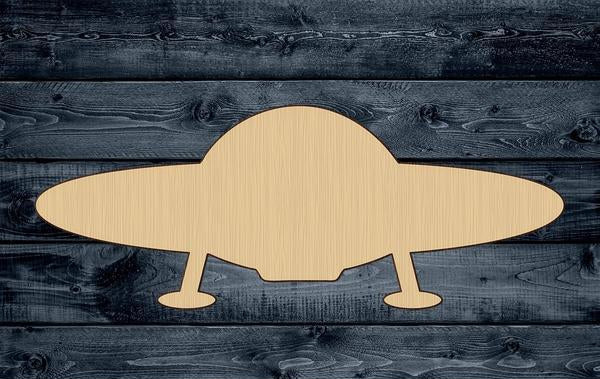 UFO Alien Wood Ship Cutout Gift for Baby Showers Sign 1/4 inch thick