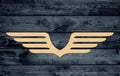 Wings Bird Fly Shape Silhouette Blank Unpainted Wood Cutout Sign 1/4 inch thick
